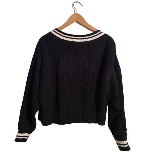 [H&M] V-neck Rib Knit Sweater - Picture 3 of 3